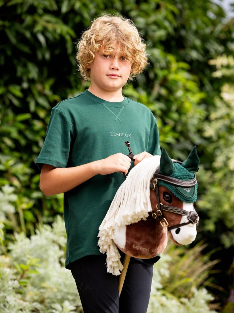 LeMieux Hobby Horse Grackle Bridle Brown - Padded Leather and Soft Lambswool - Educational Toy - Stuitable for Ages 8+ - Image 2
